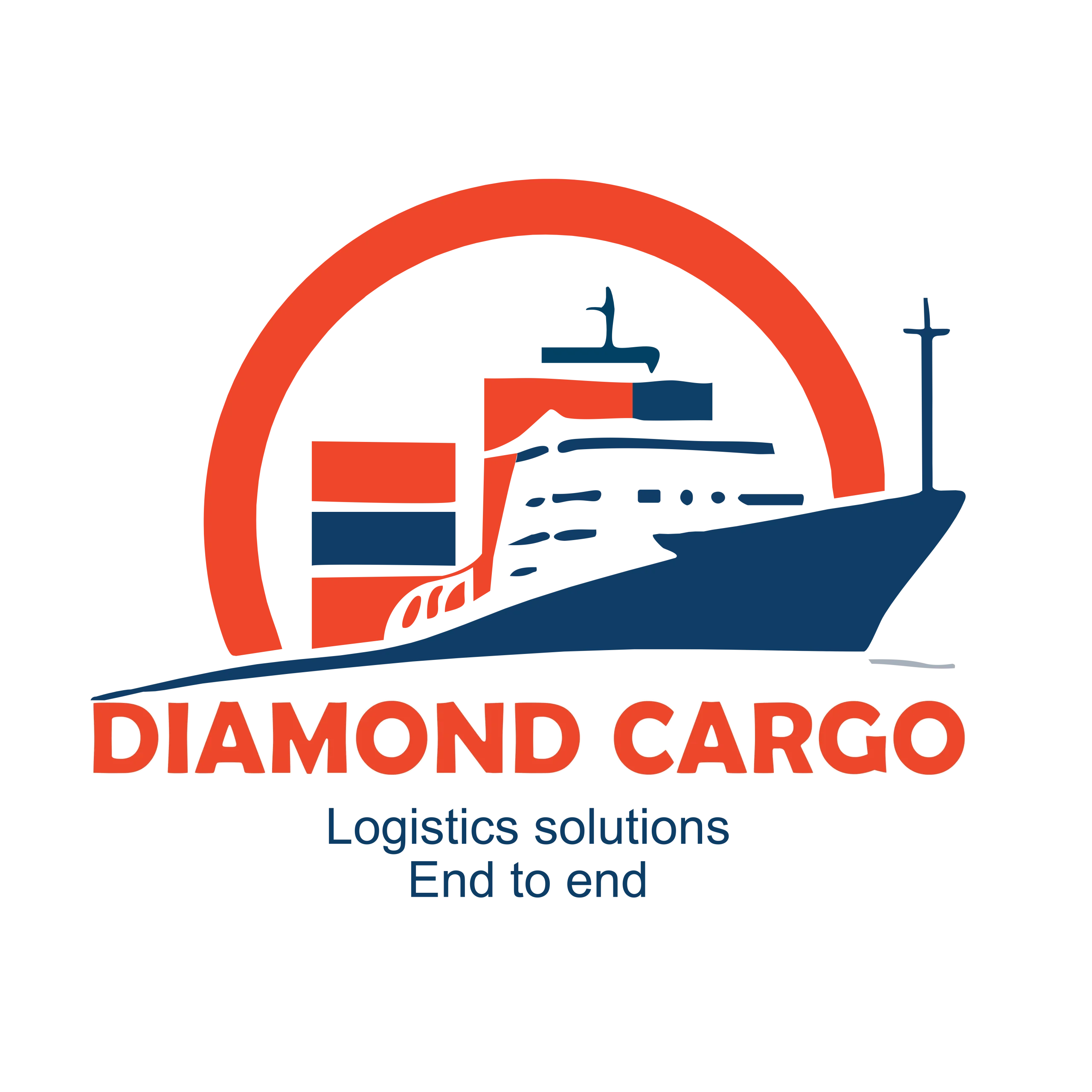 Port maritime avec conteneurs – Transport international Diamond Cargo